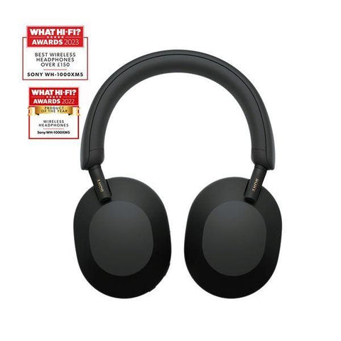 SONY WH-1000XM5 Wireless Bluetooth Noise-Cancelling Headphones - Black - Fotosound Jersey LTD.