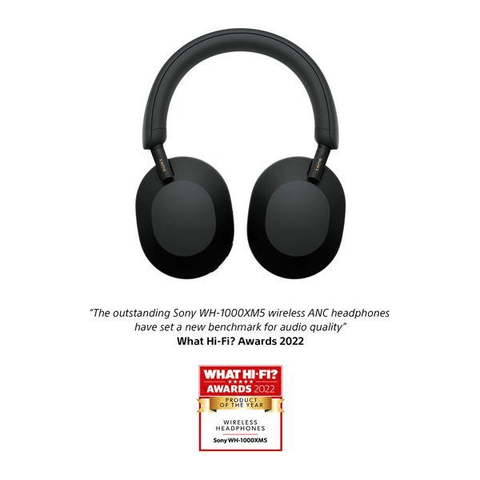 SONY WH - 1000XM5 Wireless Bluetooth Noise - Cancelling Headphones - Black - Fotosound Jersey LTD.