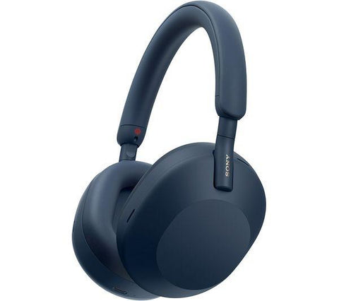 SONY WH-1000XM5 Wireless Bluetooth Noise-Cancelling Headphones - Midnight Blue - Fotosound