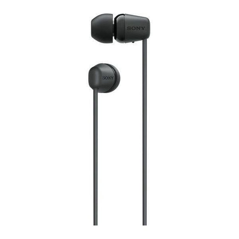 SONY WI - C100 Wireless Bluetooth Earphones - Black - Fotosound Jersey LTD.
