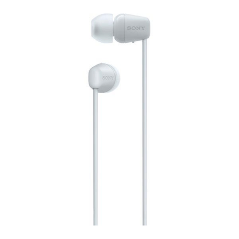 SONY WI - C100 Wireless Bluetooth Earphones - White - Fotosound Jersey LTD.