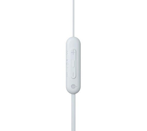 SONY WI-C100 Wireless Bluetooth Earphones - White - Fotosound