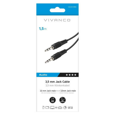 Vivanco 3.5mm Audio Connection 1.5m - Fotosound