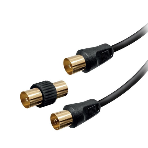 Vivanco Aerial Cable 1.5m - 90db Black - Fotosound