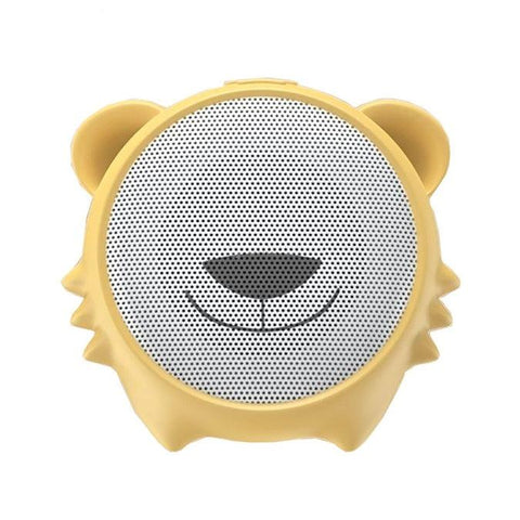 Wireless Silicone Speaker MUSIC HERO - Yellow Lion - Fotosound Jersey LTD.