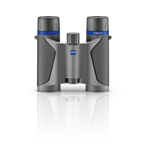 ZEISS Terra ED Pocket 10x25 Binoculars - Grey/Black - Fotosound Jersey LTD.
