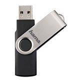 Hama Rotate FlashPen, USB 2.0, 64 GB, 10 MB/s, black/silver