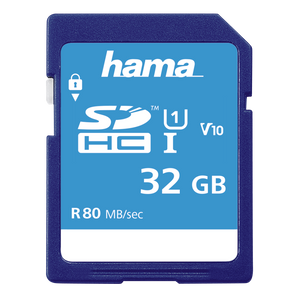Hama SDHC 32GB Class 10 UHS-1 8MB/S