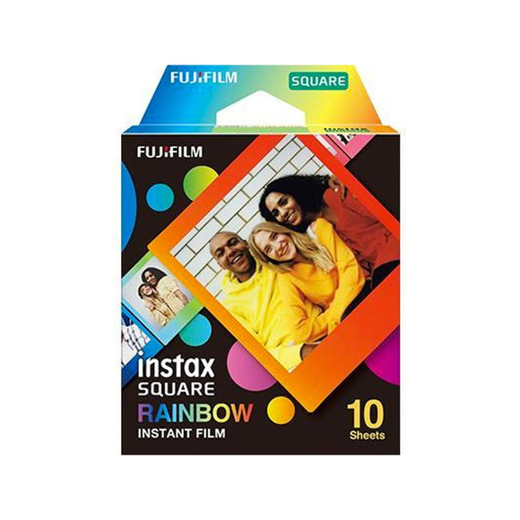 Fujifilm Instax Square SQ Film Rainbow 10 Sheets