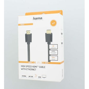 Hama High-Speed HDMI Cable, 4K, Plug - Plug, Ethernet, 5m