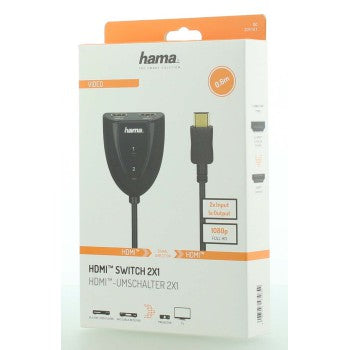 Kategori Countryside nøjagtigt Hama HDMI Switch 2x1 – Fotosound Jersey LTD.