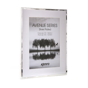 Kenro Avenue series silver plated frame 6x4" / 10x15cm