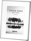 Kenro Avenue Twin Frames 8x6" Mats 6x4" Silver (Landscape)