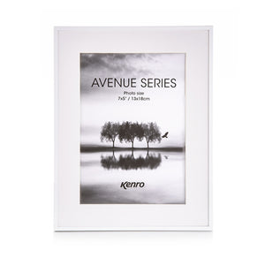 Kenro Avenue Frame 8x6" Mat 6x4" White