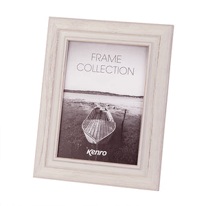 Kenro Emilia Distressed White Frame 8x12"