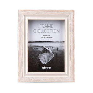 Kenro Emilia Distressed White Frame 10x12"