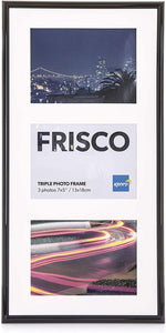 Kenro Frisco Triple 6x4" Black Frame