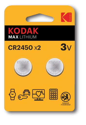Kodak CR2450 Pack of 2