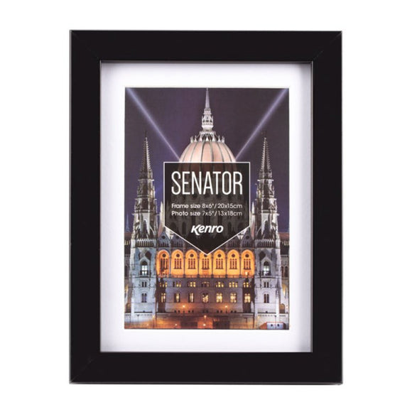 Senator Black 10x12 Frame w/ 8x10 mat
